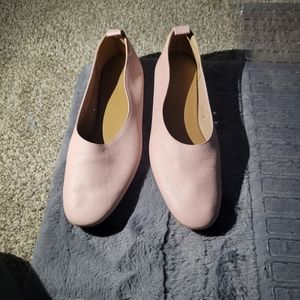 Everlane Womens The Italian Leather Day Glove Flat Size 9 Blush color LNWOB